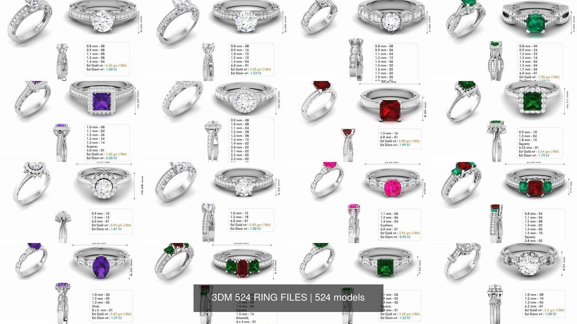 3DM 524 RING FILES 3D Model Collection_33