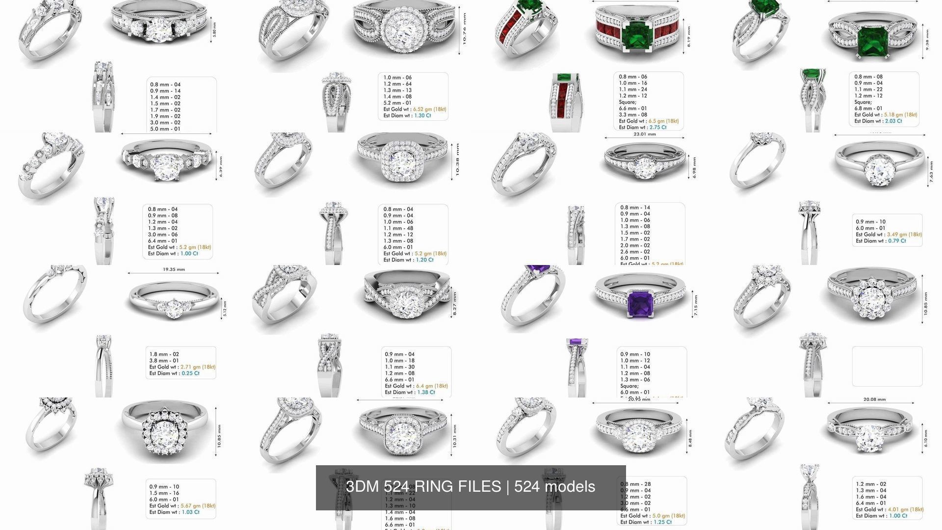 3DM 524 RING FILES 3D Model Collection_22