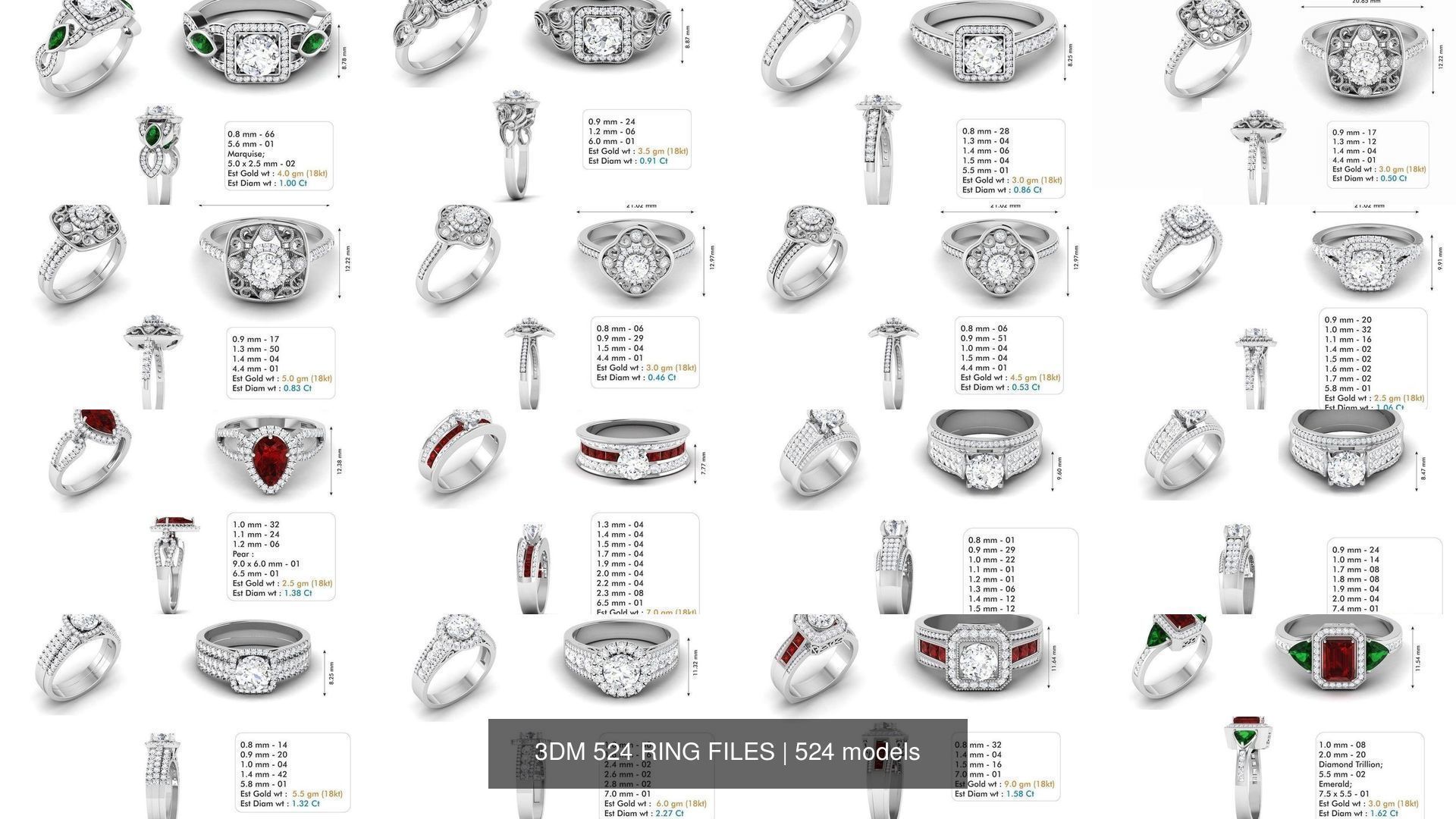 3DM 524 RING FILES 3D Model Collection_32