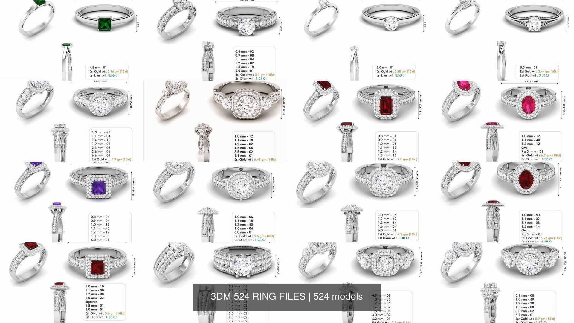 3DM 524 RING FILES 3D Model Collection_18