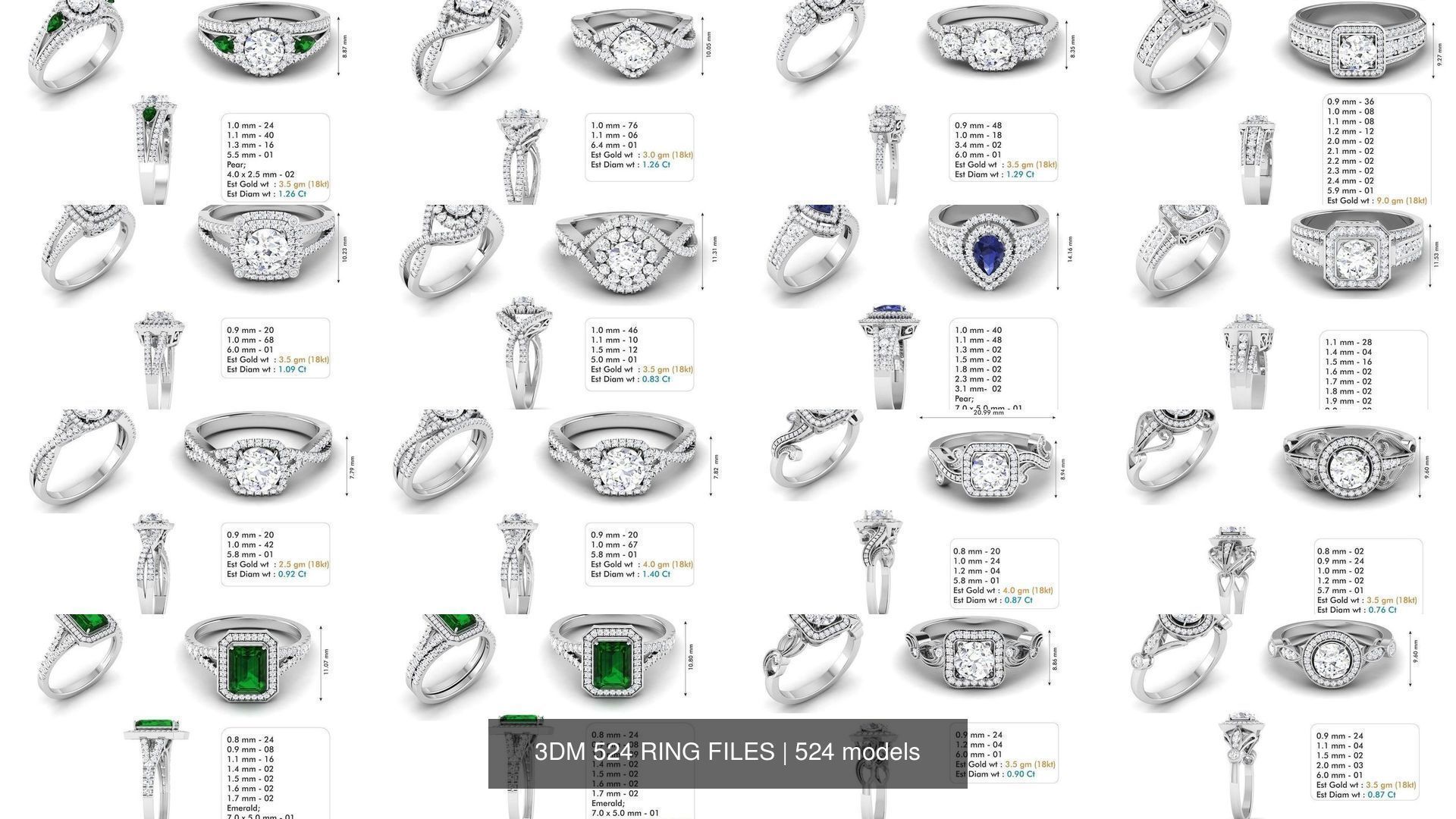 3DM 524 RING FILES 3D Model Collection_30
