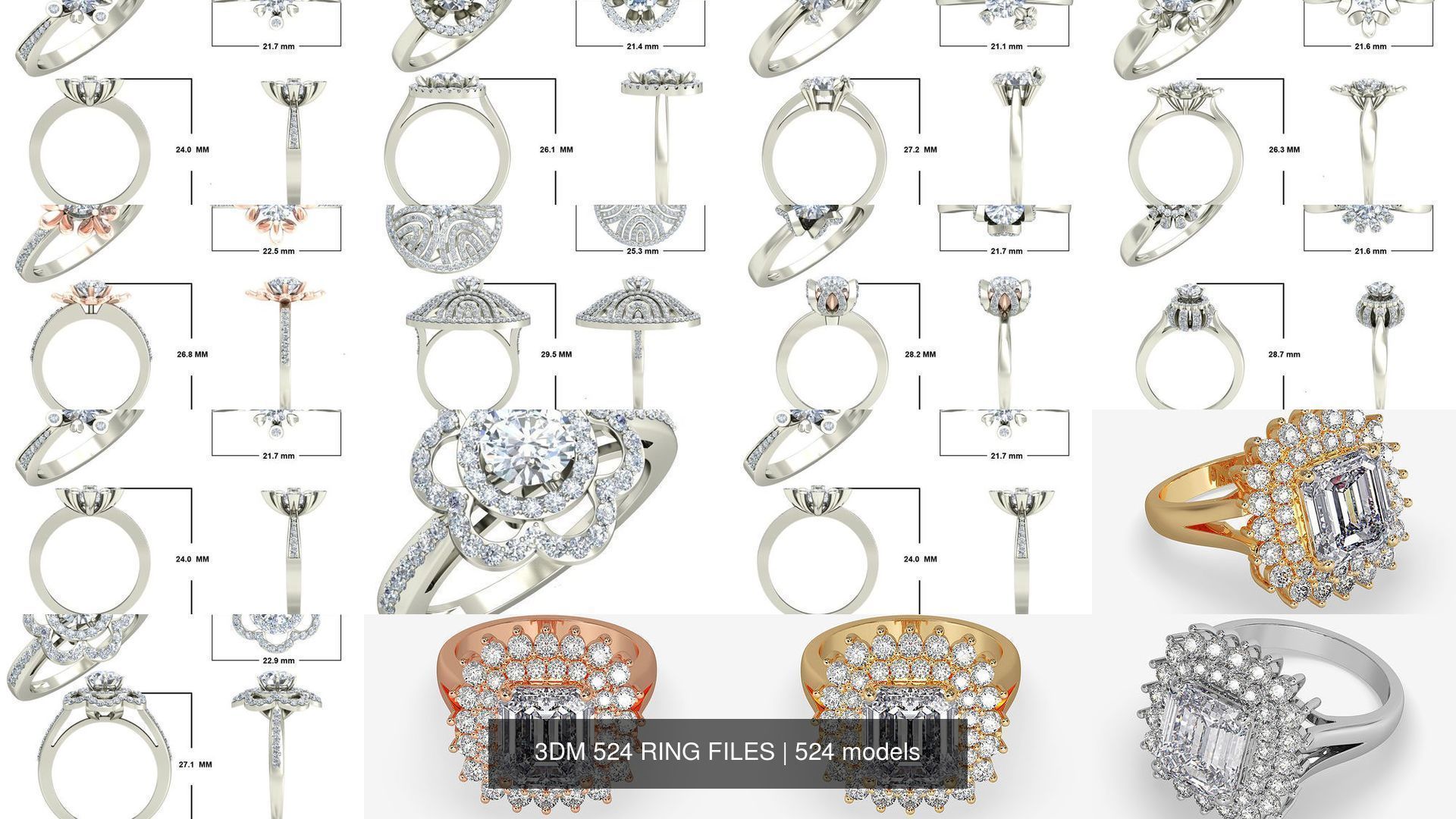 3DM 524 RING FILES 3D Model Collection_64