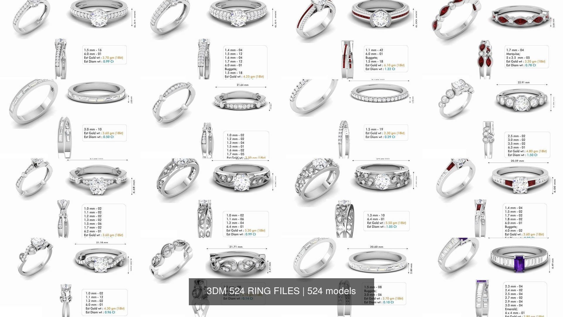 3DM 524 RING FILES 3D Model Collection_2