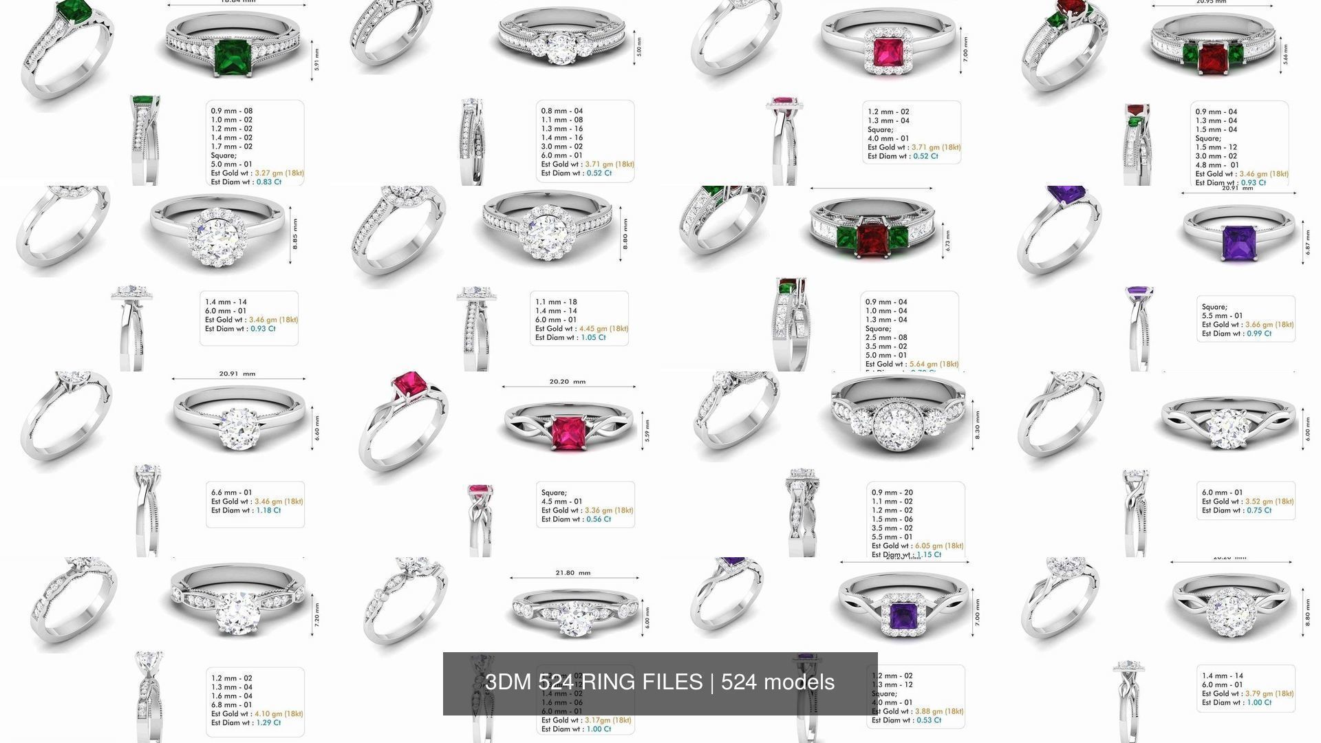 3DM 524 RING FILES 3D Model Collection_16