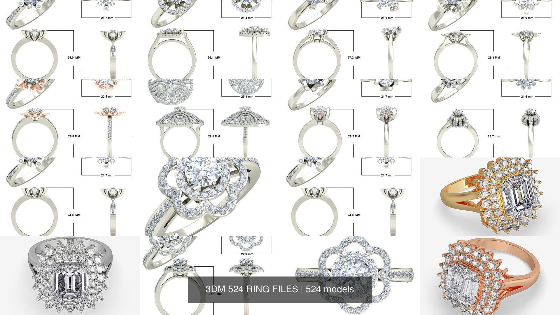 3DM 524 RING FILES 3D Model Collection_80