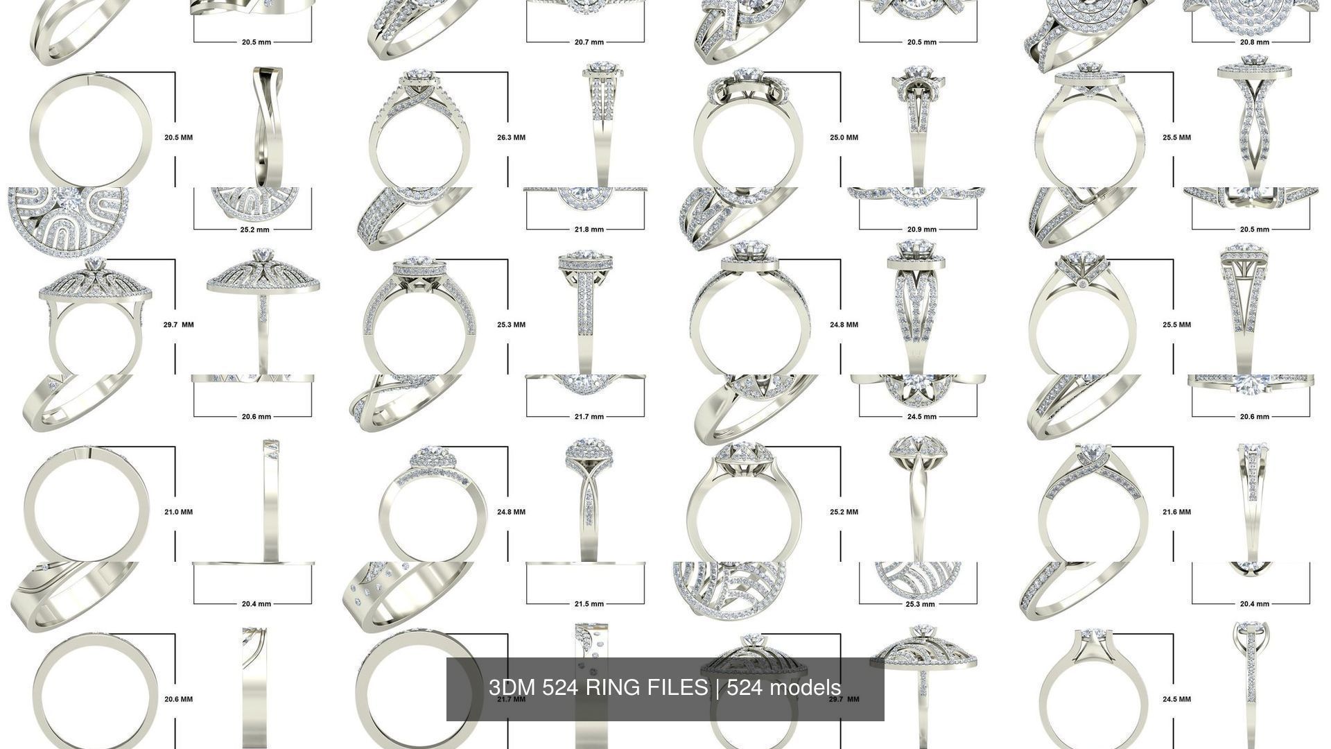 3DM 524 RING FILES 3D Model Collection_52