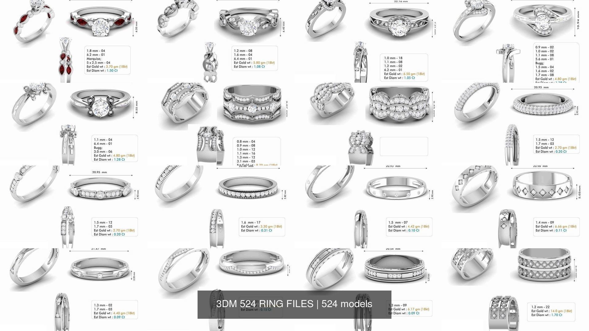3DM 524 RING FILES 3D Model Collection_13