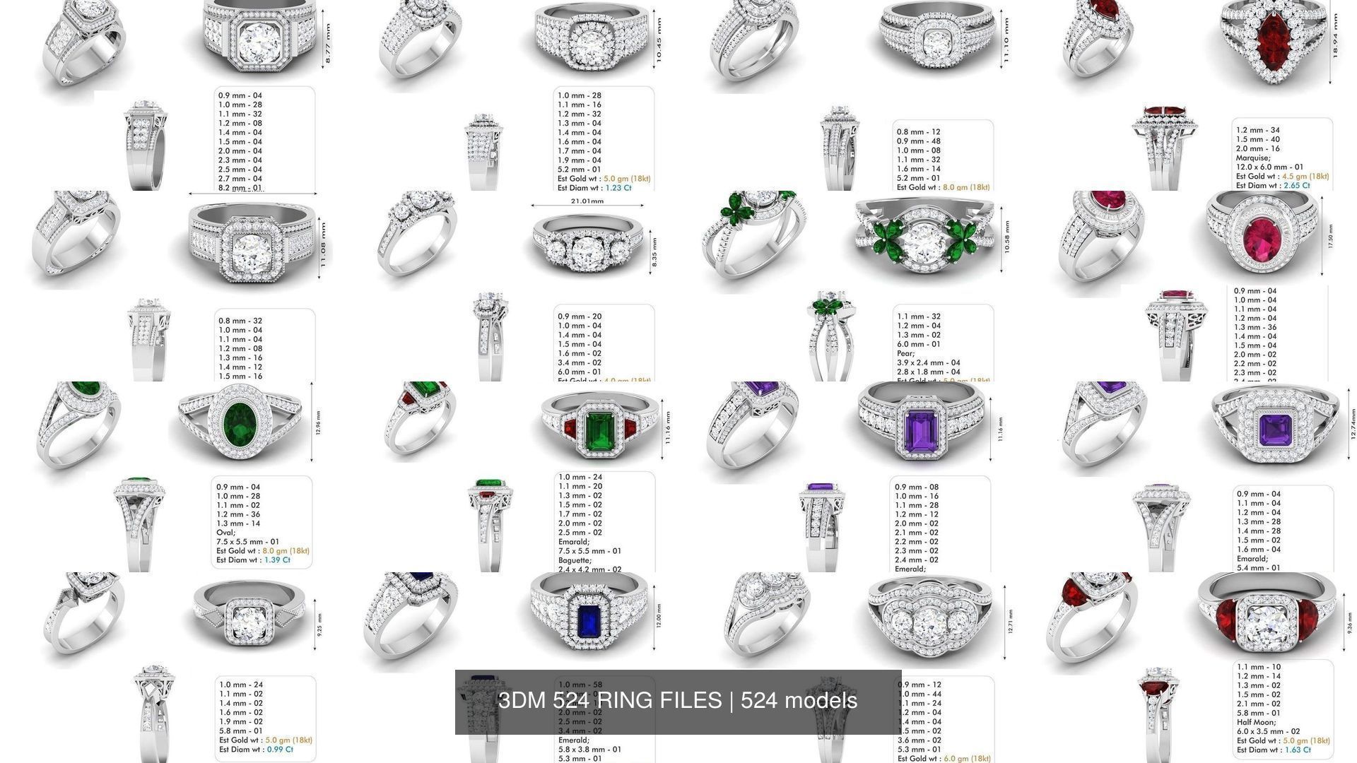 3DM 524 RING FILES 3D Model Collection_28