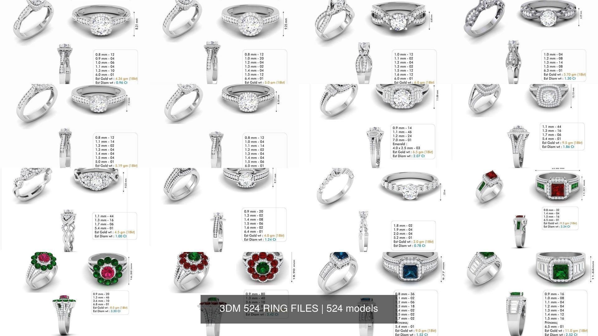 3DM 524 RING FILES 3D Model Collection_26