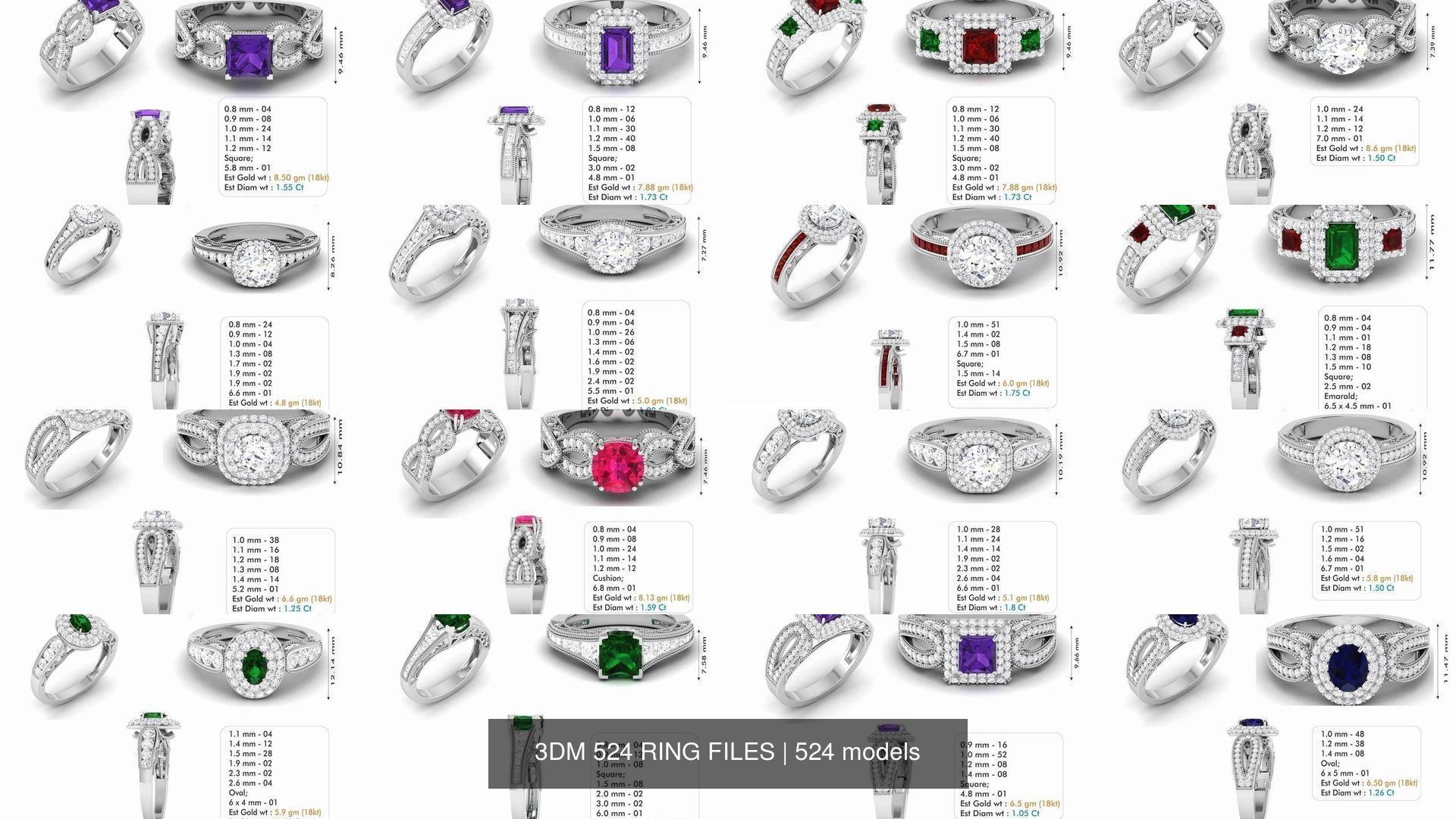 3DM 524 RING FILES 3D Model Collection_20