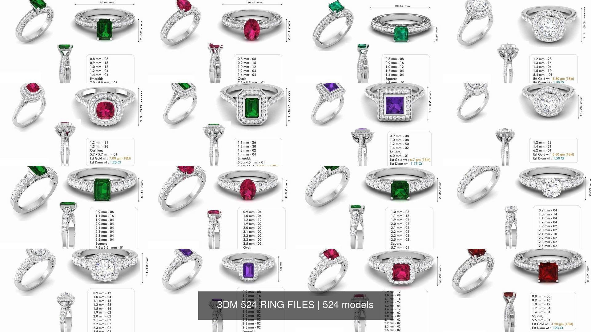 3DM 524 RING FILES 3D Model Collection_29