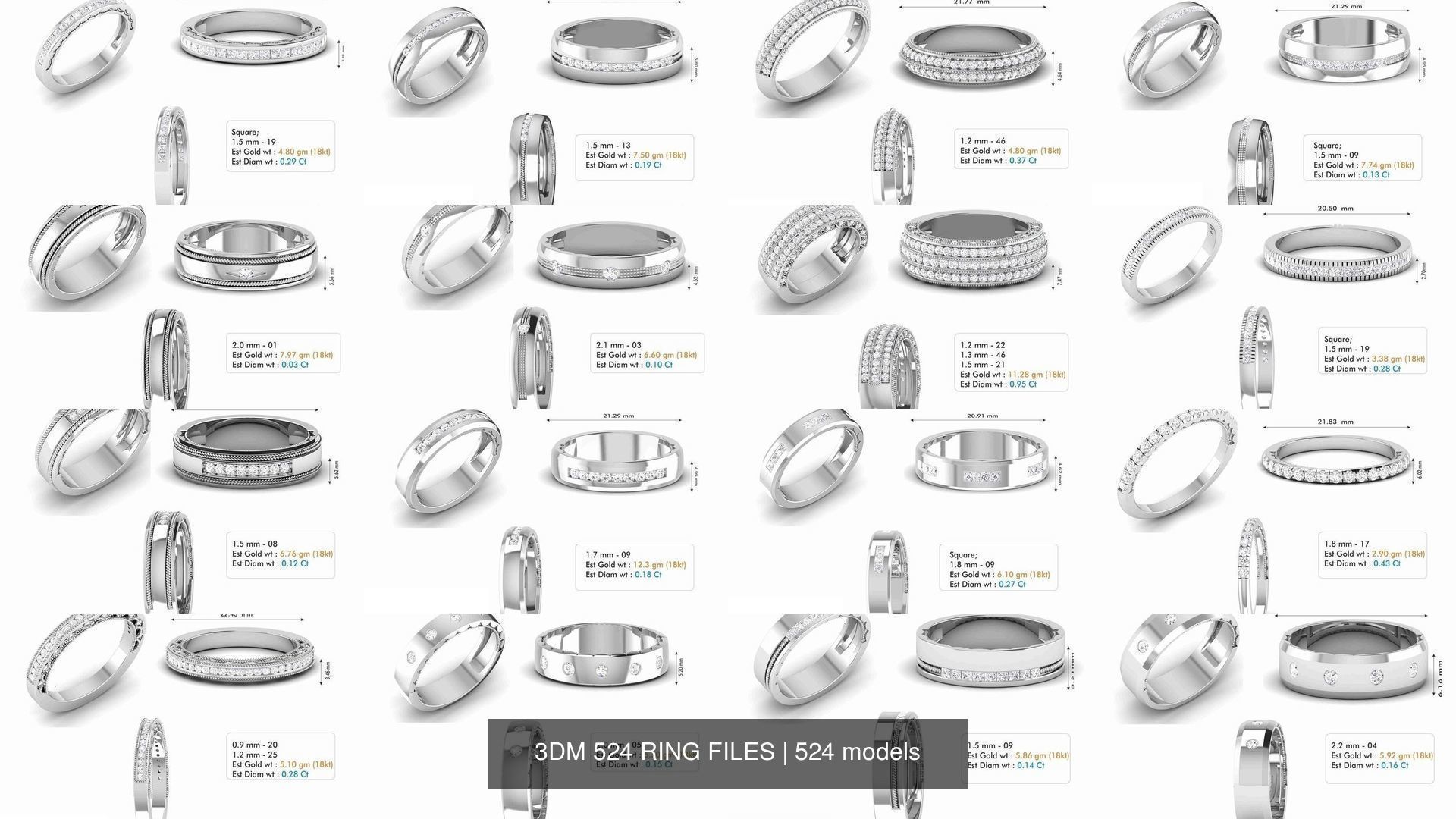 3DM 524 RING FILES 3D Model Collection_17