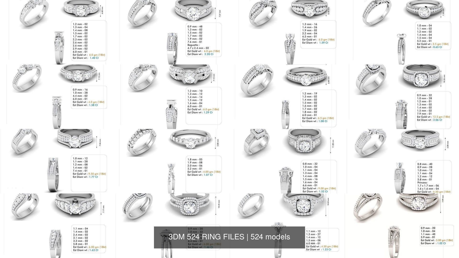 3DM 524 RING FILES 3D Model Collection_66