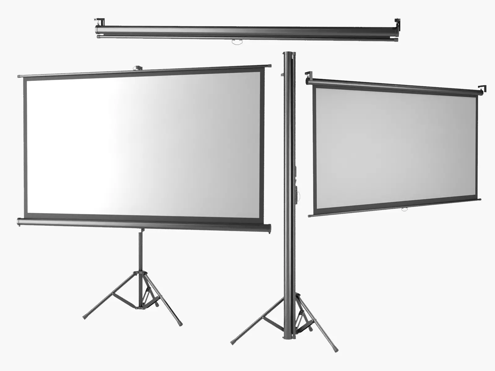 Projector Screen 3D model_0