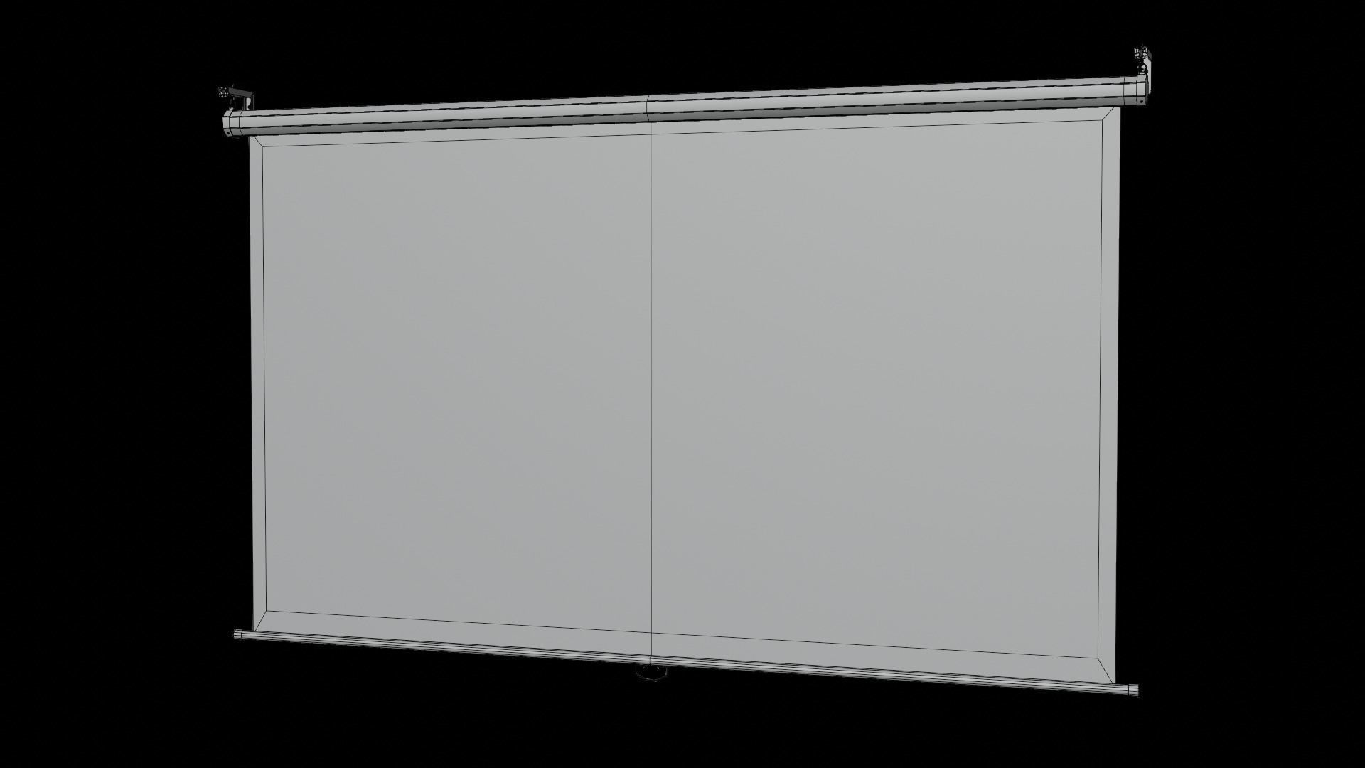 Projector Screen 3D model_27