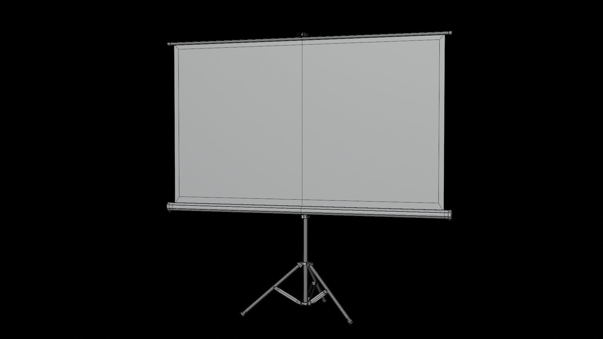 Projector Screen 3D model_25