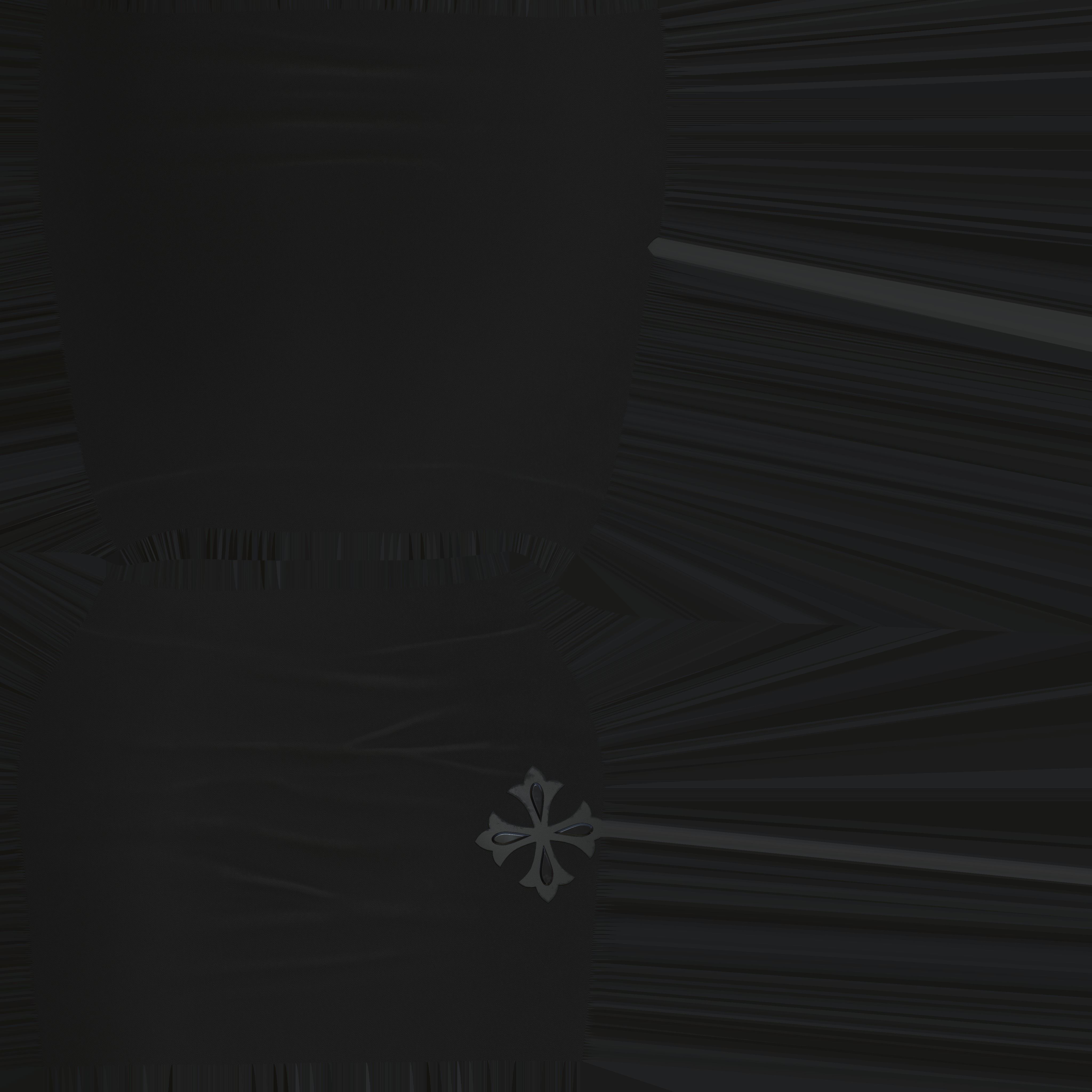 Black Leather Mini Skirt Low-poly 3D model_8