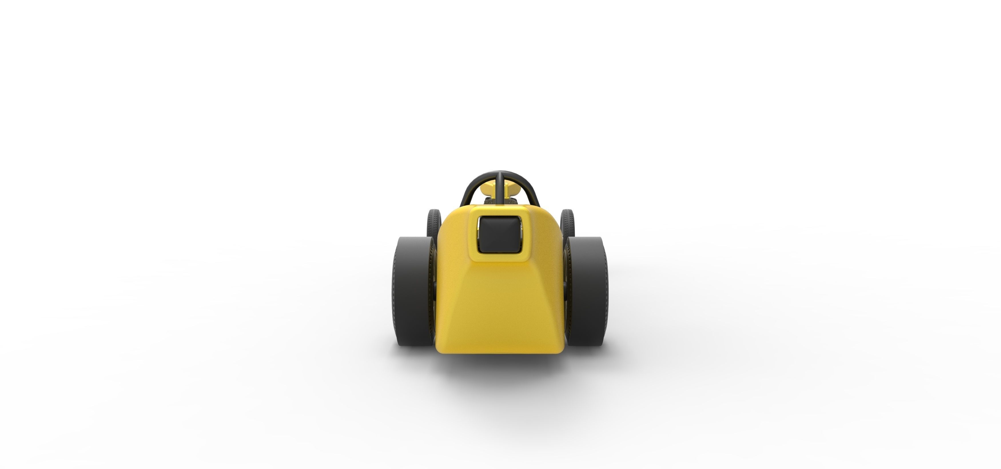 Front engine old school dragster with shell V3 Scale 1 to 25 3D print model_14