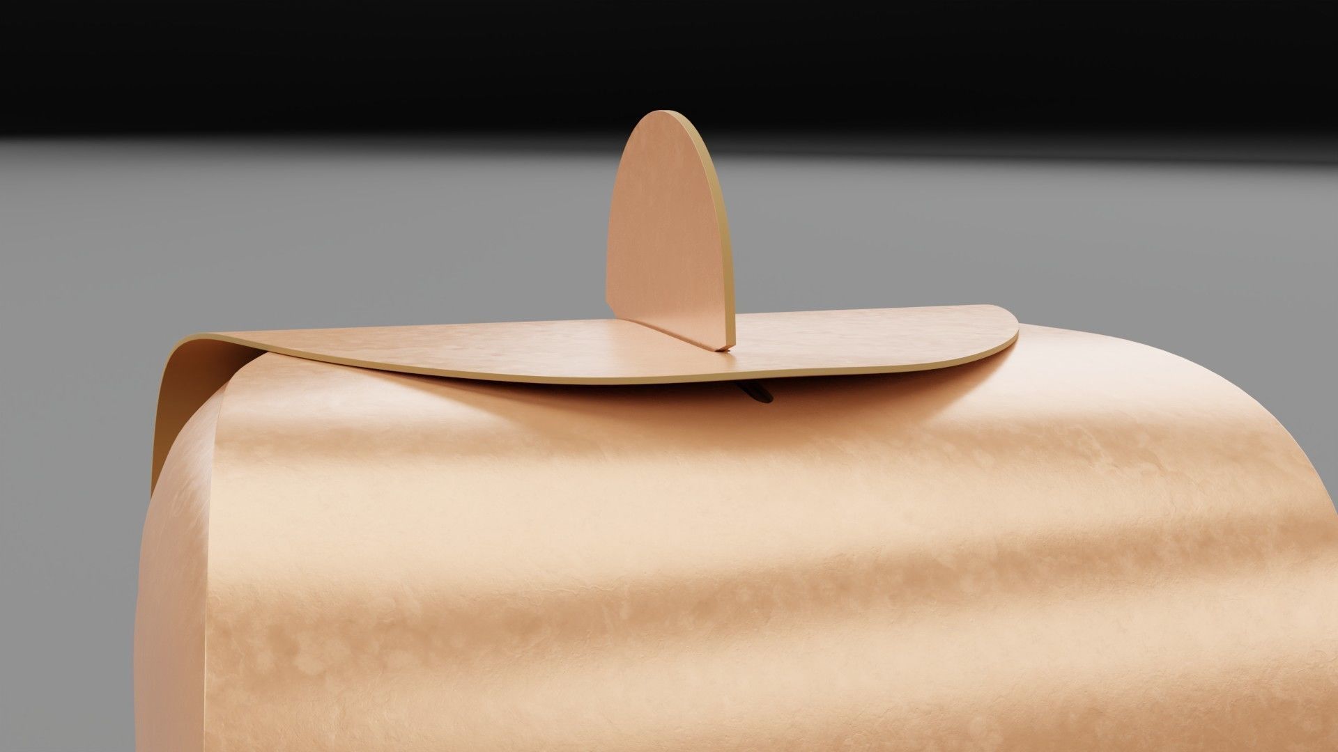 Empty packages cake box Low-poly 3D model_12