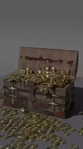 Pirate Chest with Golds