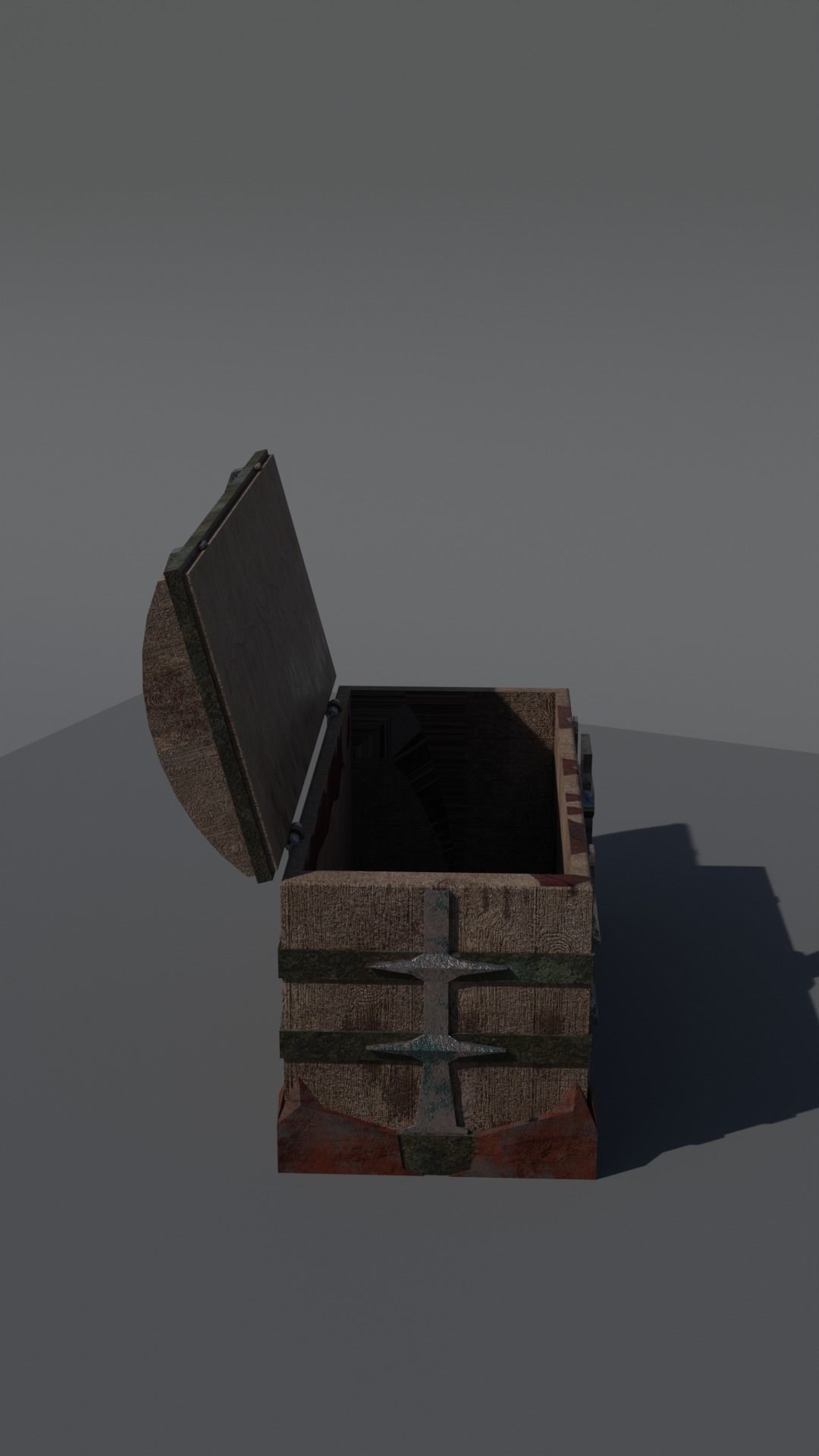 Pirate Chest with Golds 3D model_8