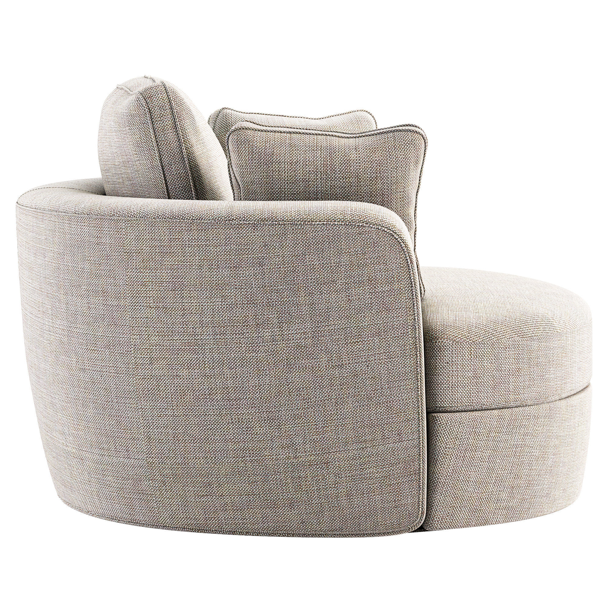 Rondo Armchair by Jamni Low-poly 3D model_2