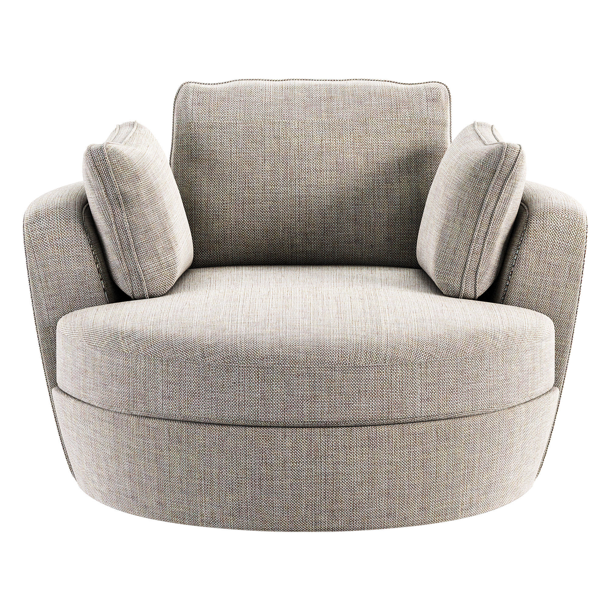 Rondo Armchair by Jamni Low-poly 3D model_1