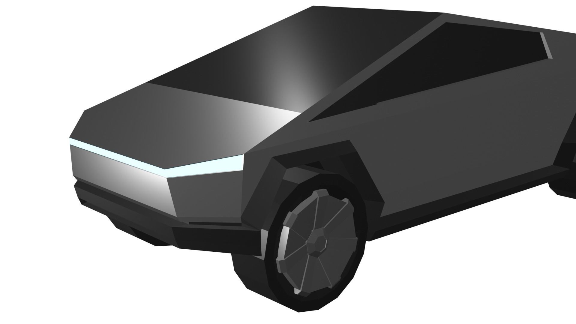 Tesla Cybertruck 3D Model 3D model_4