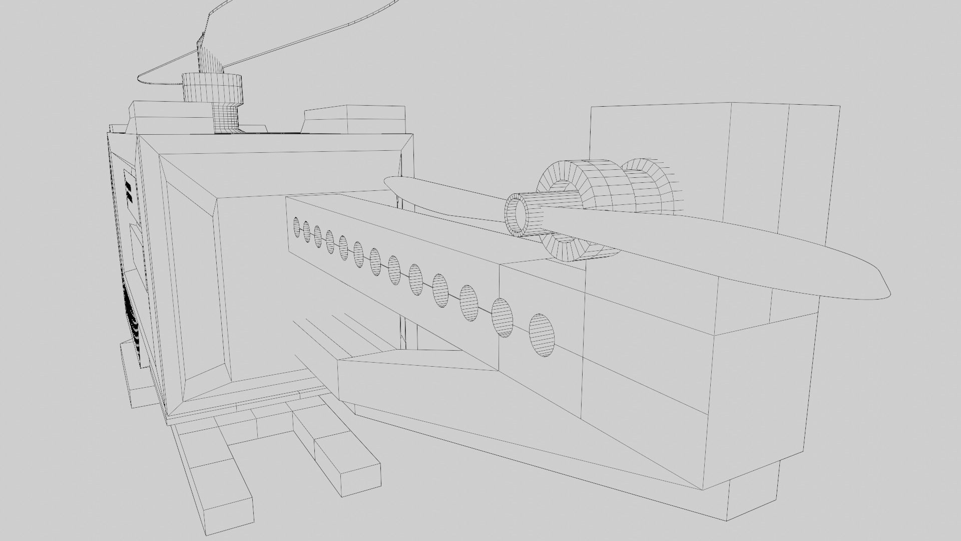 Military Spy Drone 3D model_18