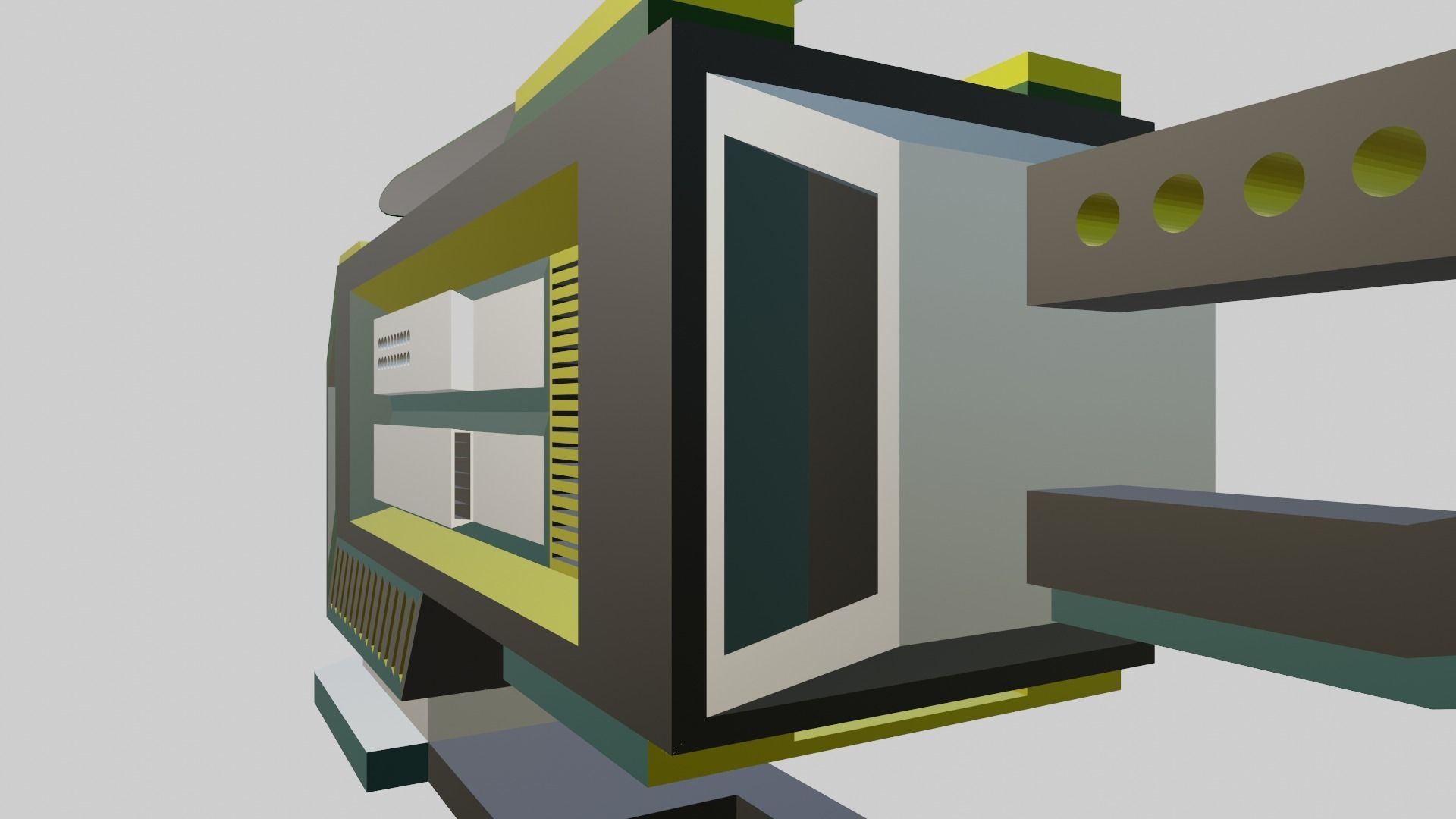 Military Spy Drone 3D model_9