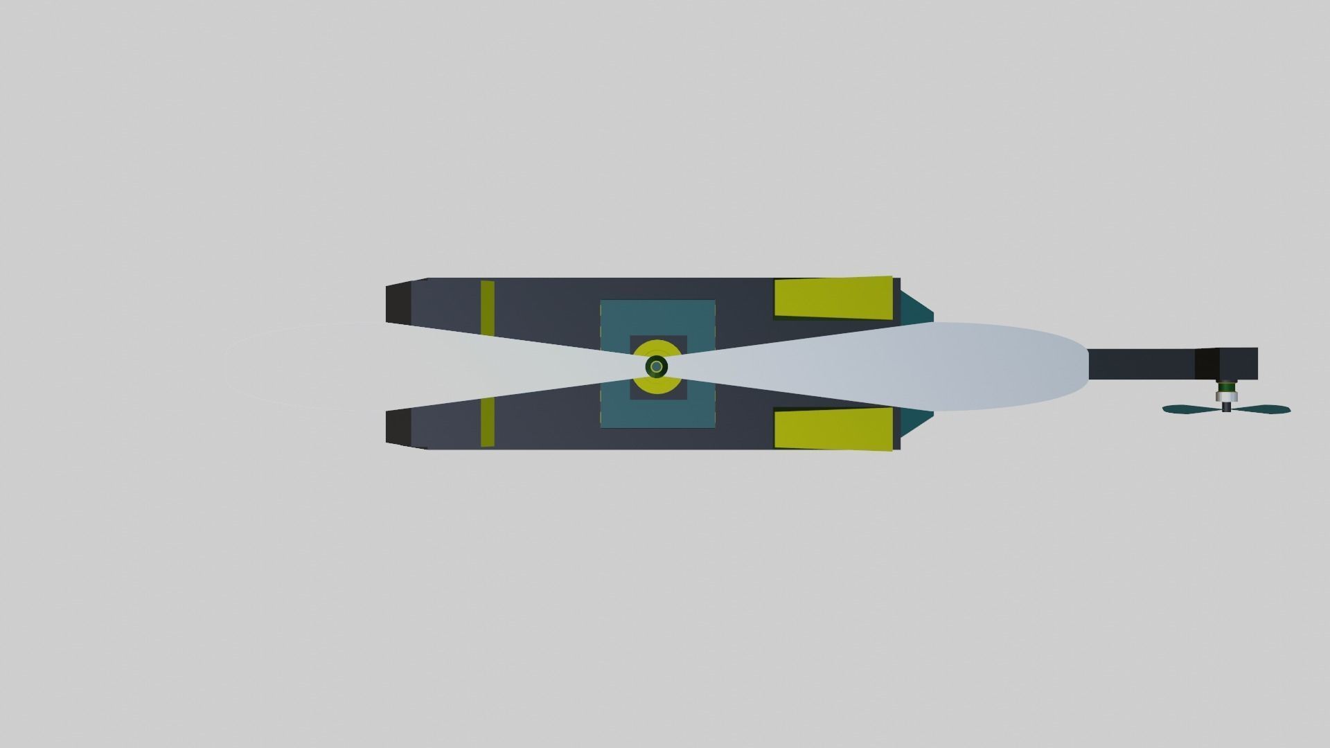 Military Spy Drone 3D model_5