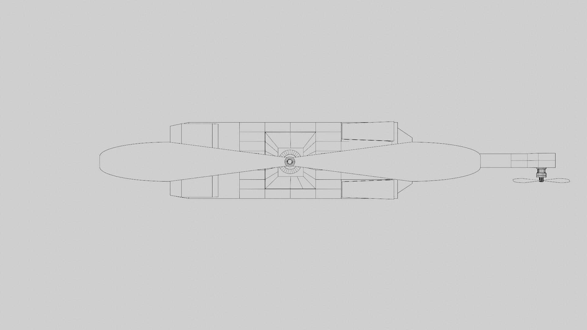 Military Spy Drone 3D model_16