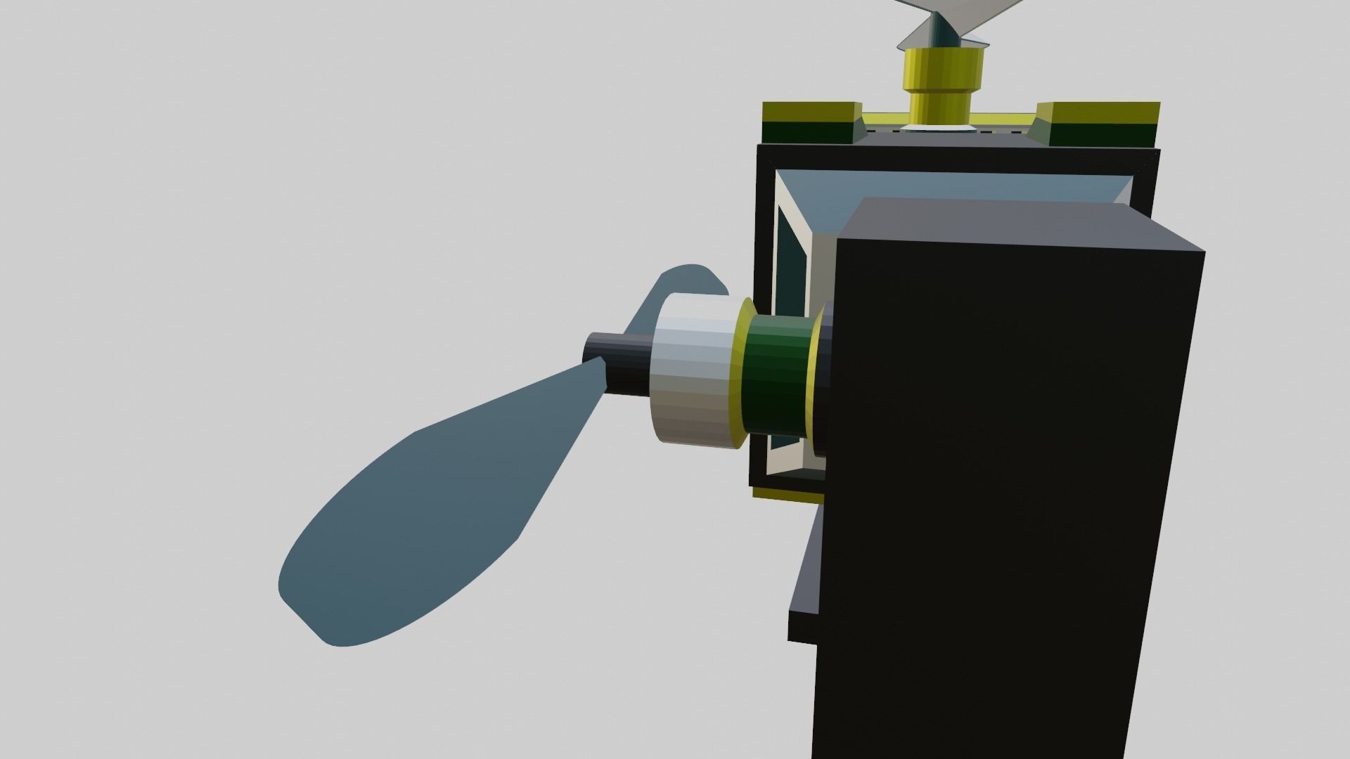 Military Spy Drone 3D model_8