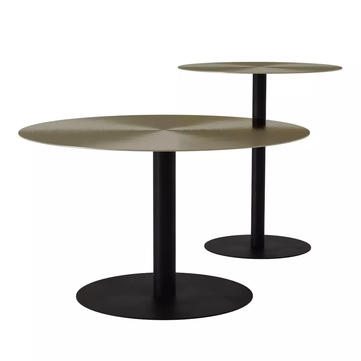 Snow brushed side and coffee table By Zuiver 3D model_0