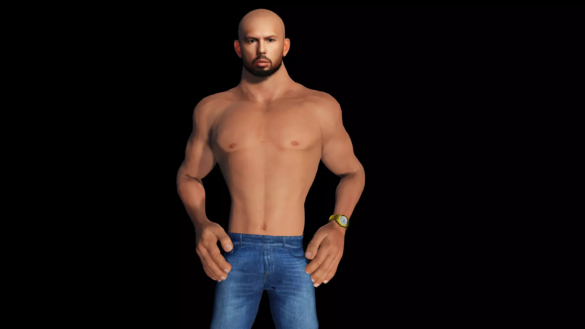 Andrew Tate 3D Character Ready For Animation Low-poly 3D model