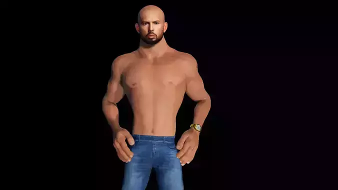 Andrew Tate 3D Character Ready For Animation