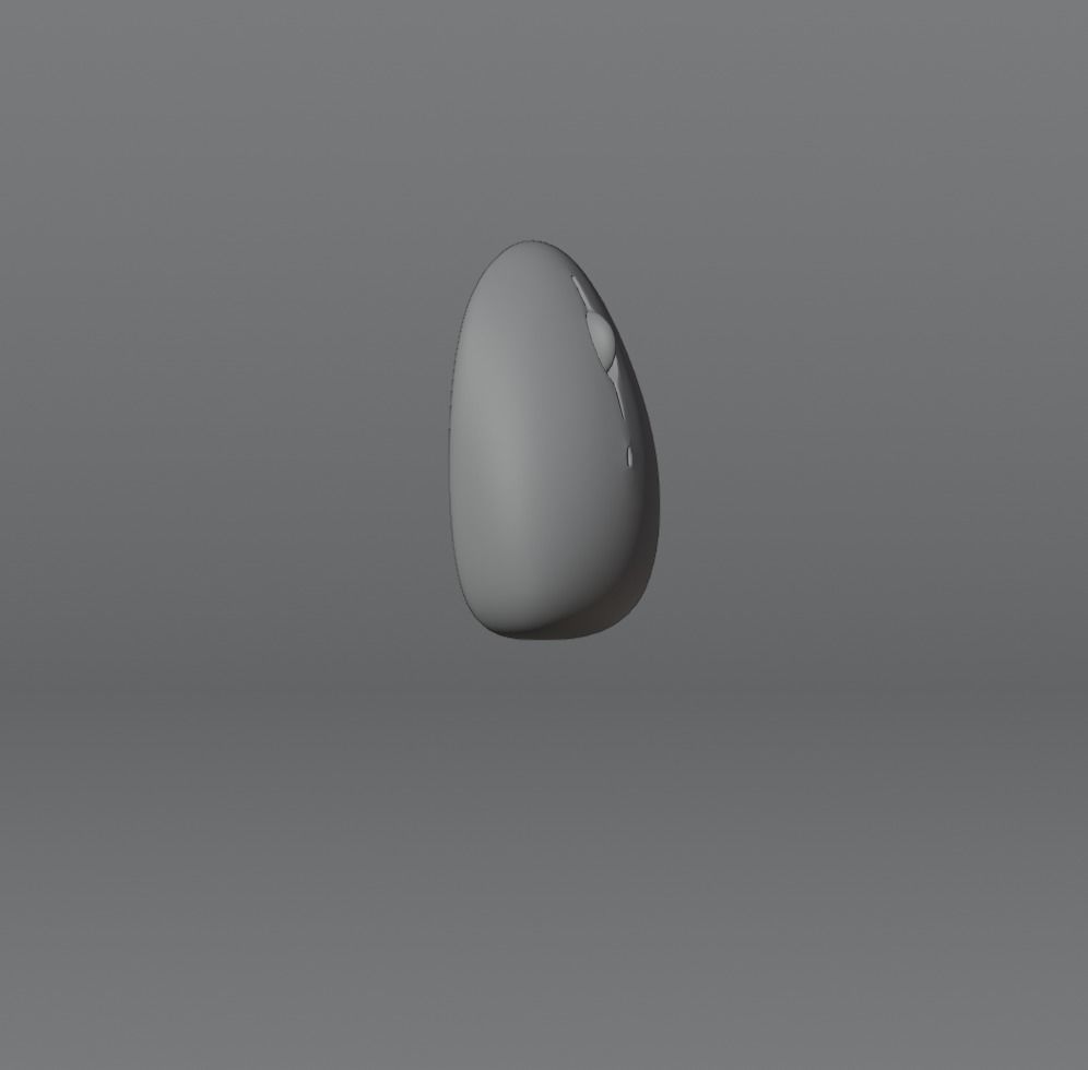 Wireless Mouse Low-poly 3D model_4