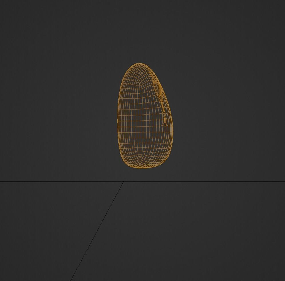 Wireless Mouse Low-poly 3D model_6