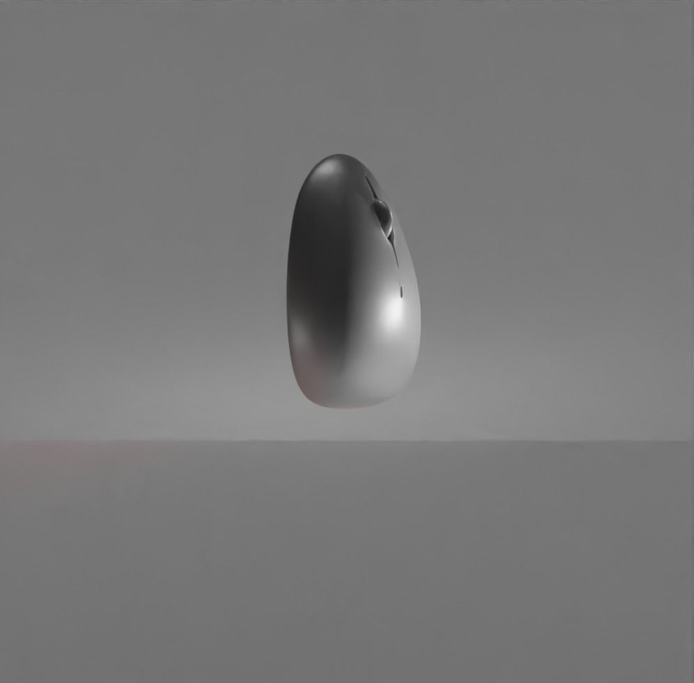 Wireless Mouse Low-poly 3D model_23