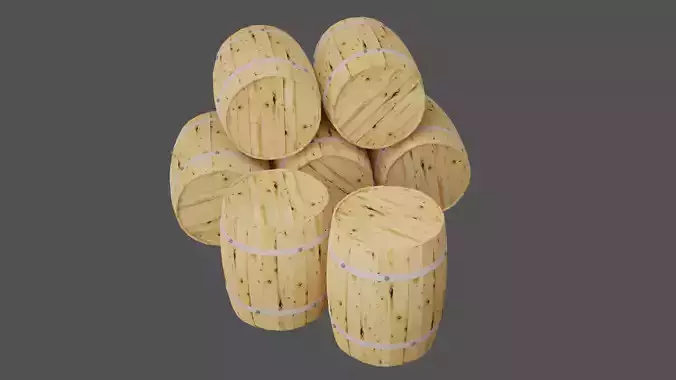 Barrels wooden