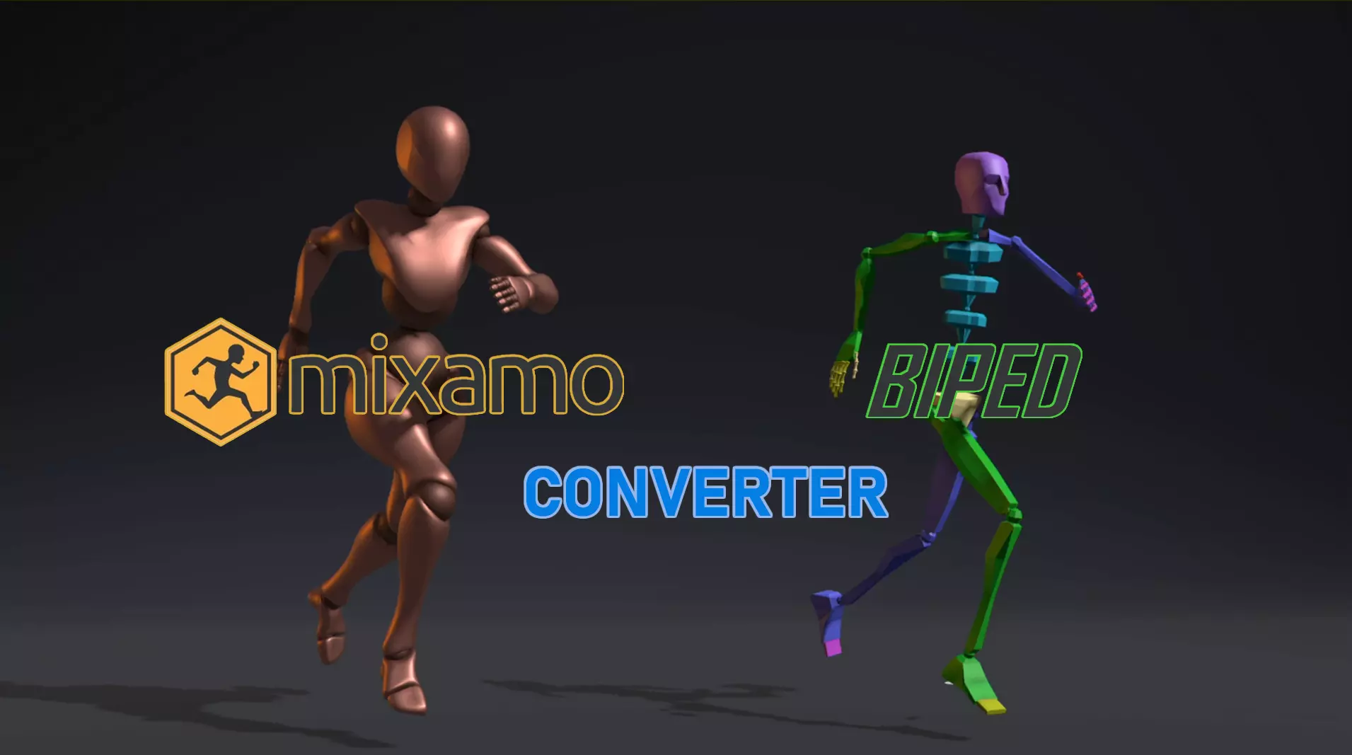 Mixamo To Biped Converter 3D model
