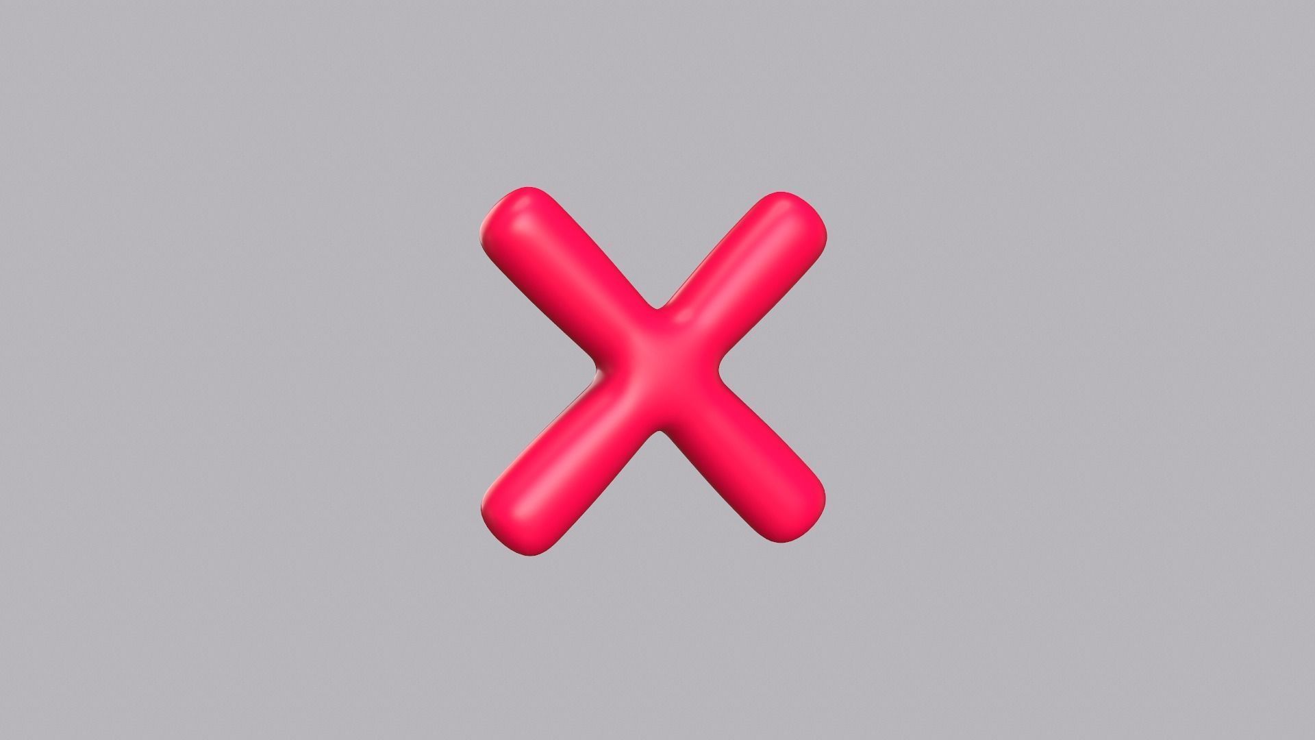 Social Media Icons Low-poly 3D model_6