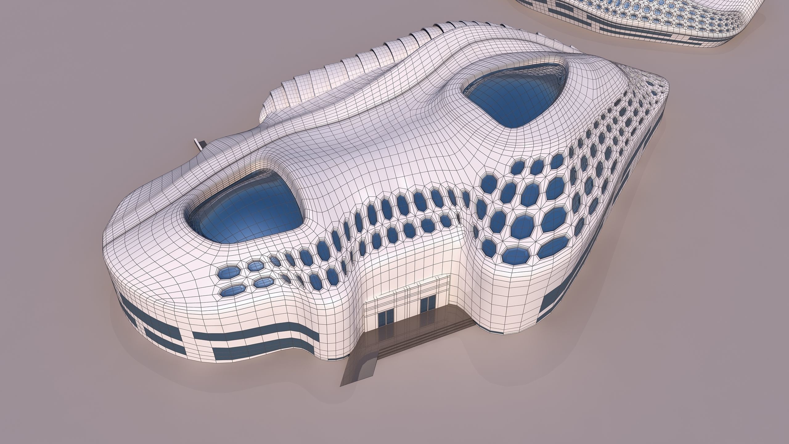 0103 - Organic Building 3D model_8