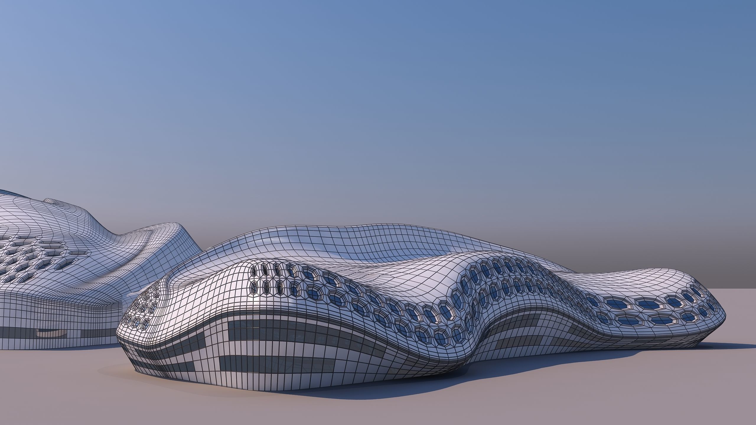 0103 - Organic Building 3D model_9