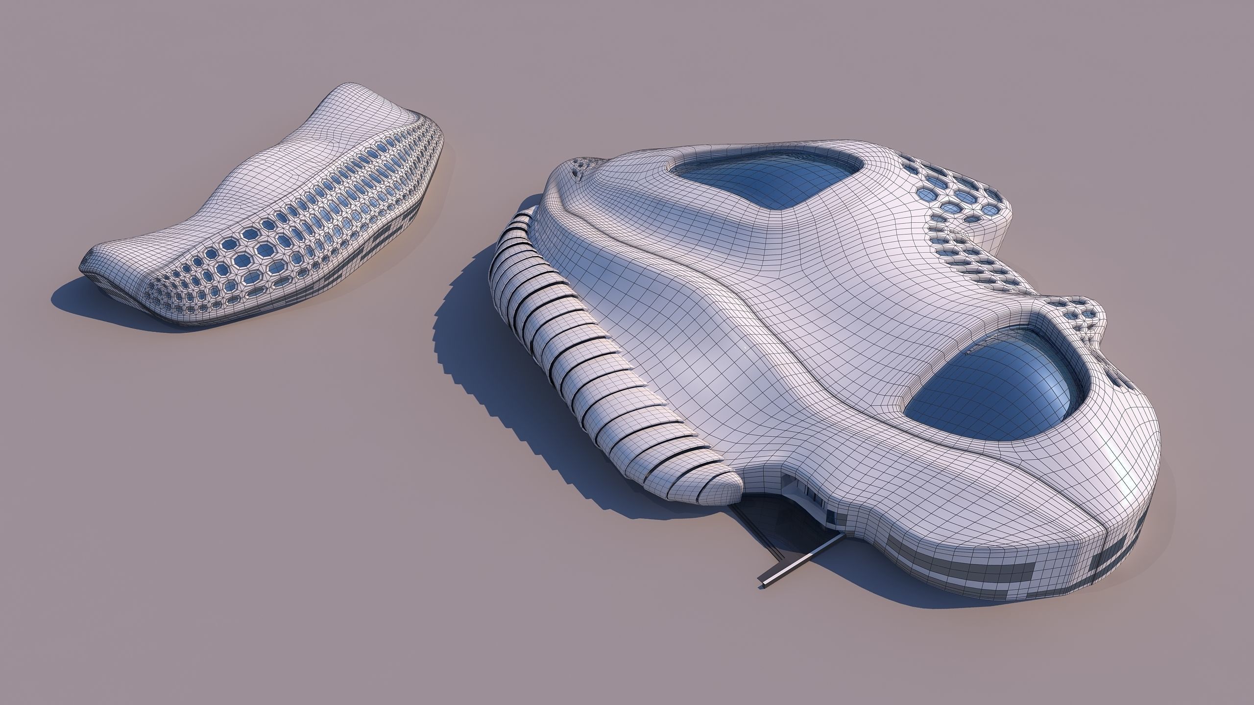 0103 - Organic Building 3D model_1
