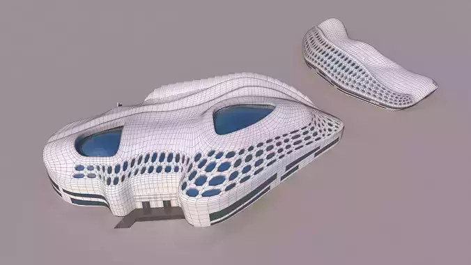 0103 - Organic Building 3D model
