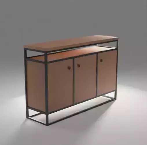 Closet silhouette of man