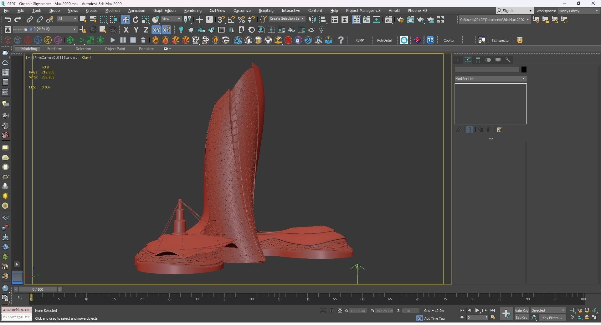 0107 - Organic Skyscraper 3D model_20