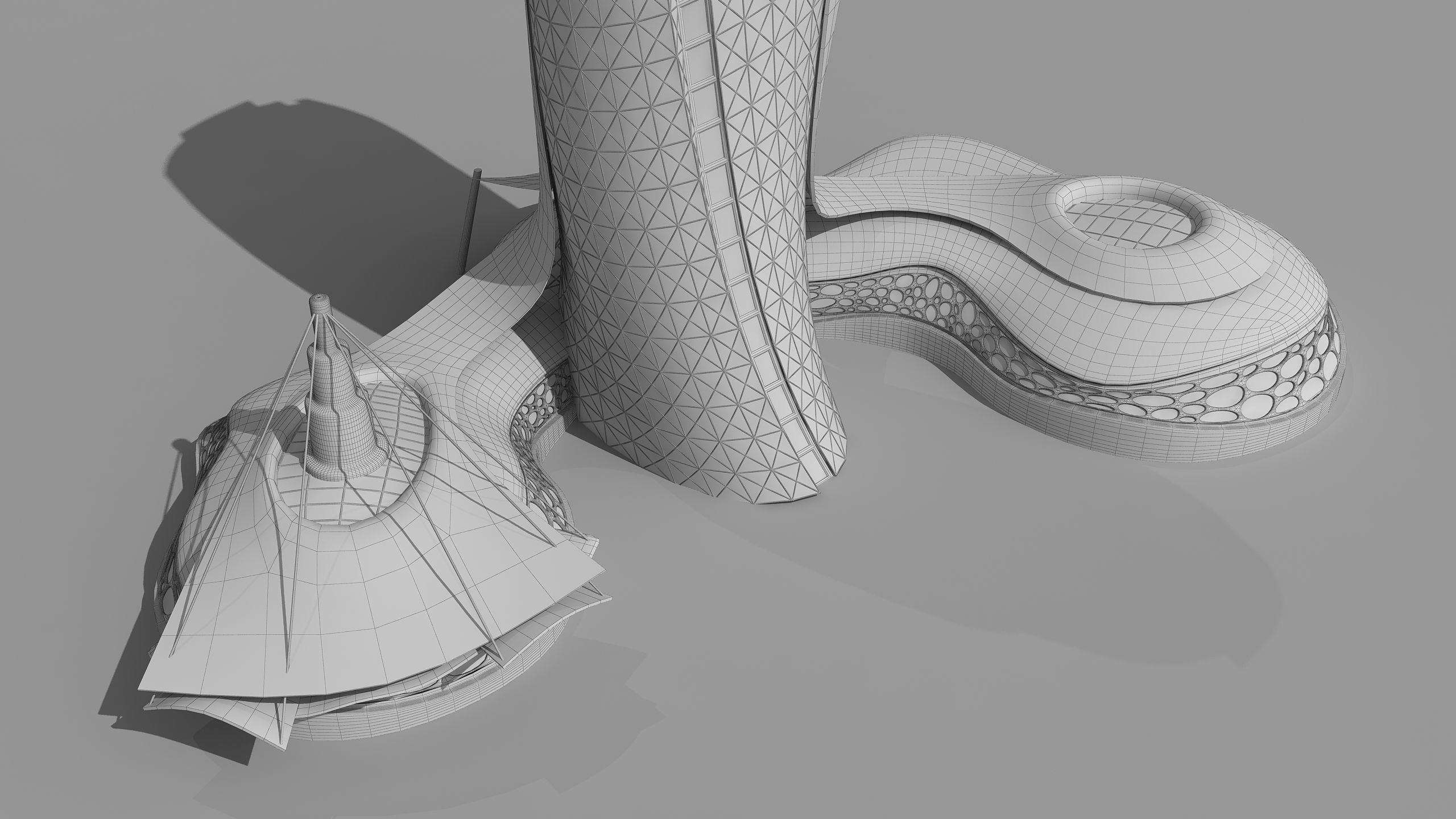 0107 - Organic Skyscraper 3D model_14