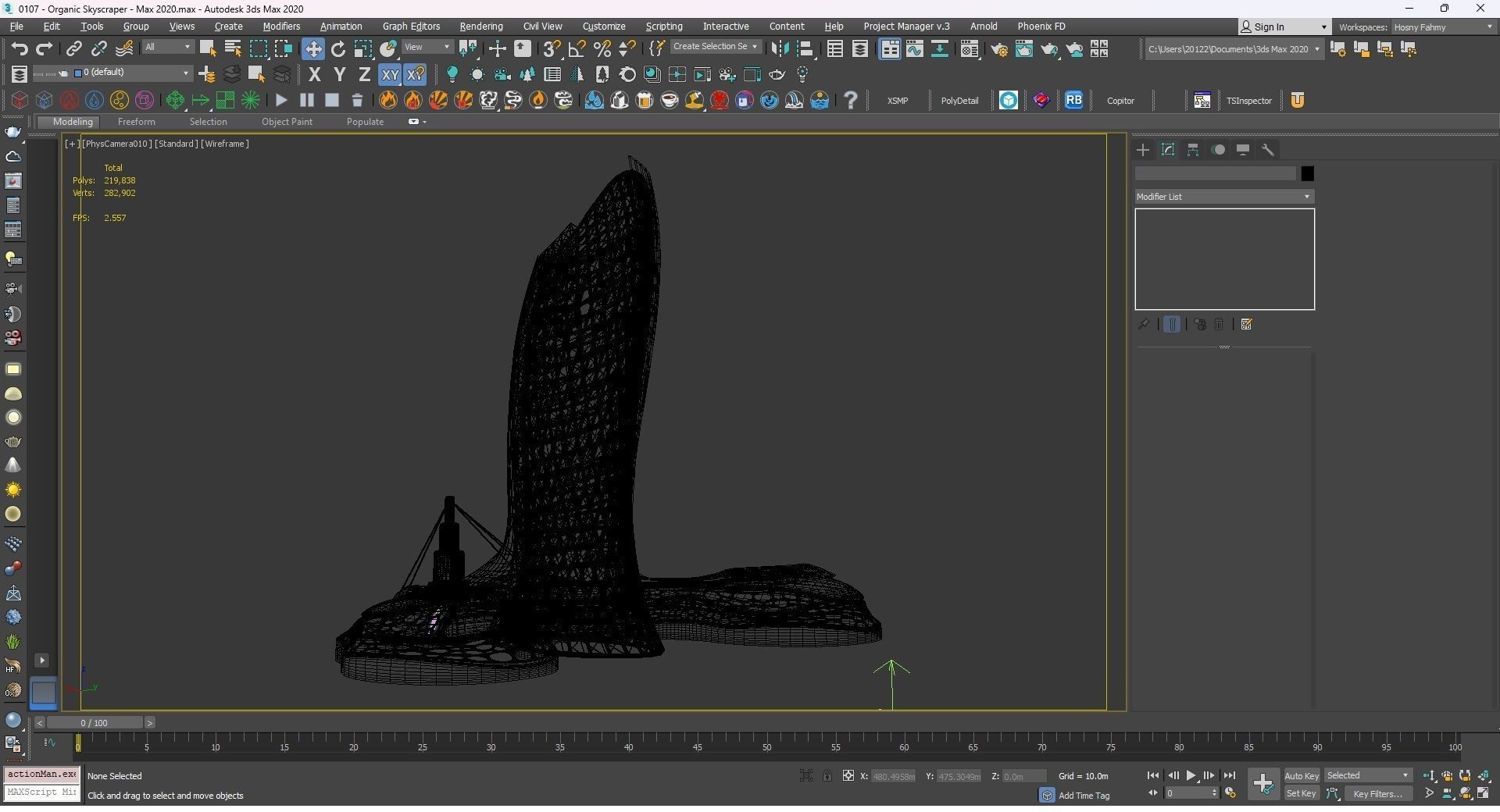 0107 - Organic Skyscraper 3D model_22